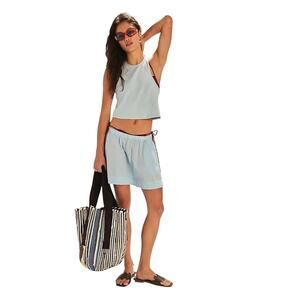 NWOT Free People Free-Est Milani Tank & Mini Skirt Set Blue Snowflake Small